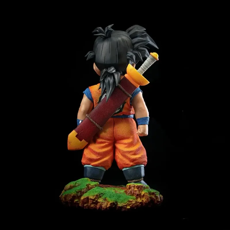 20cm Dragon Ball Z Kid Gohan Anime Figure Saiyan Saga Gohan Statue With Sword On Back Desktop Ornament Collection Model Toy Gift - view 3