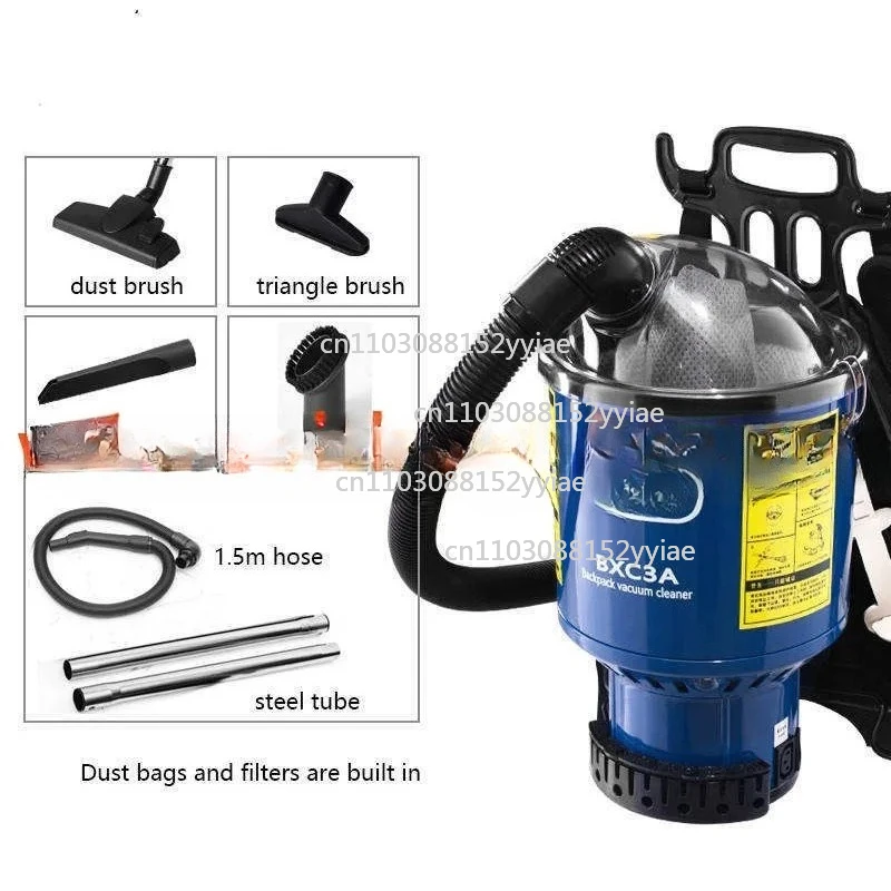 Mini BXC3A 4L Wet Dry Backpack Vacuum Cleaner - Handheld for Auto/Hotel/Business