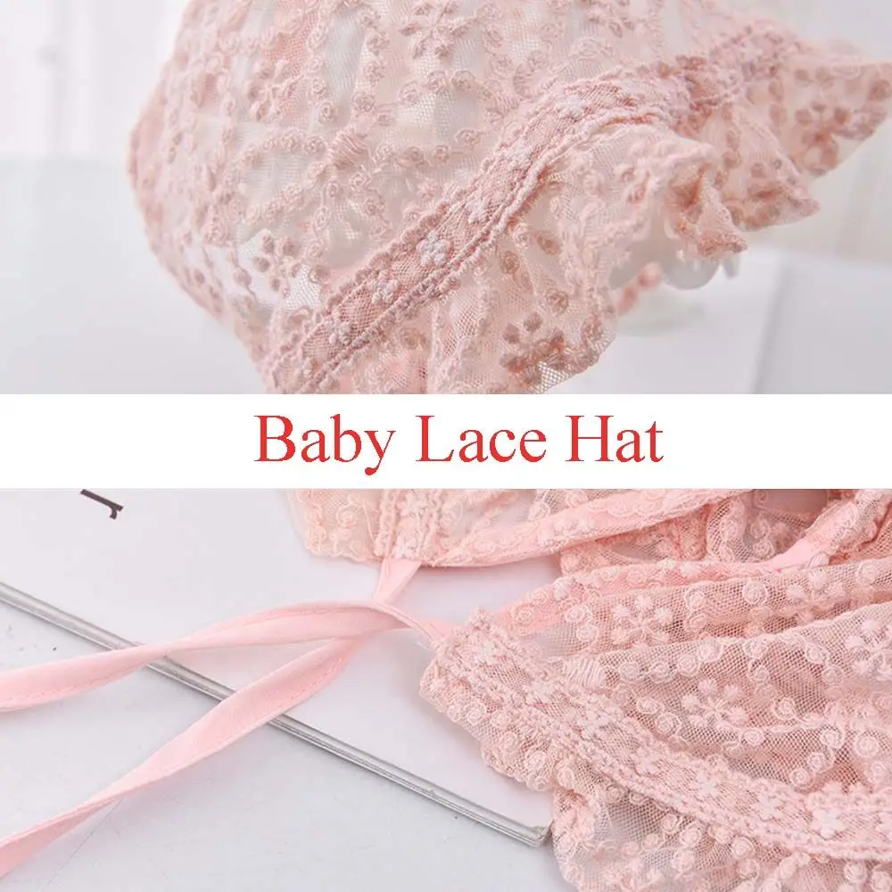 Summer Girl Photography Props Newborn Infant Bonnet Sun Caps Cotton Baby Hat
