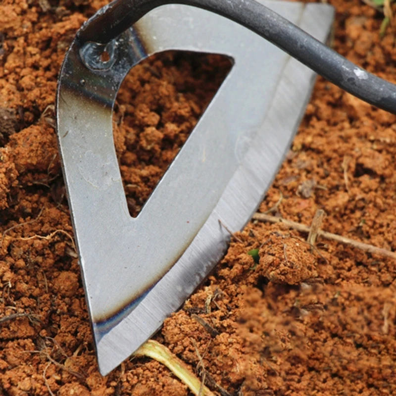 Azada hueca acero endurecido, herramientas deshierbe para jardín, envío directo