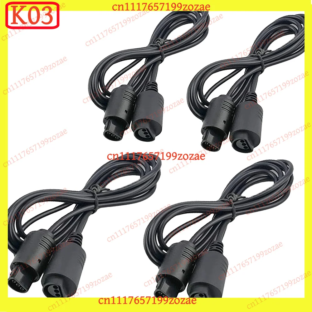 K03 4-Pack 6ft N64 Controller Extension Cable for Nintendo 64, Replacement Parts