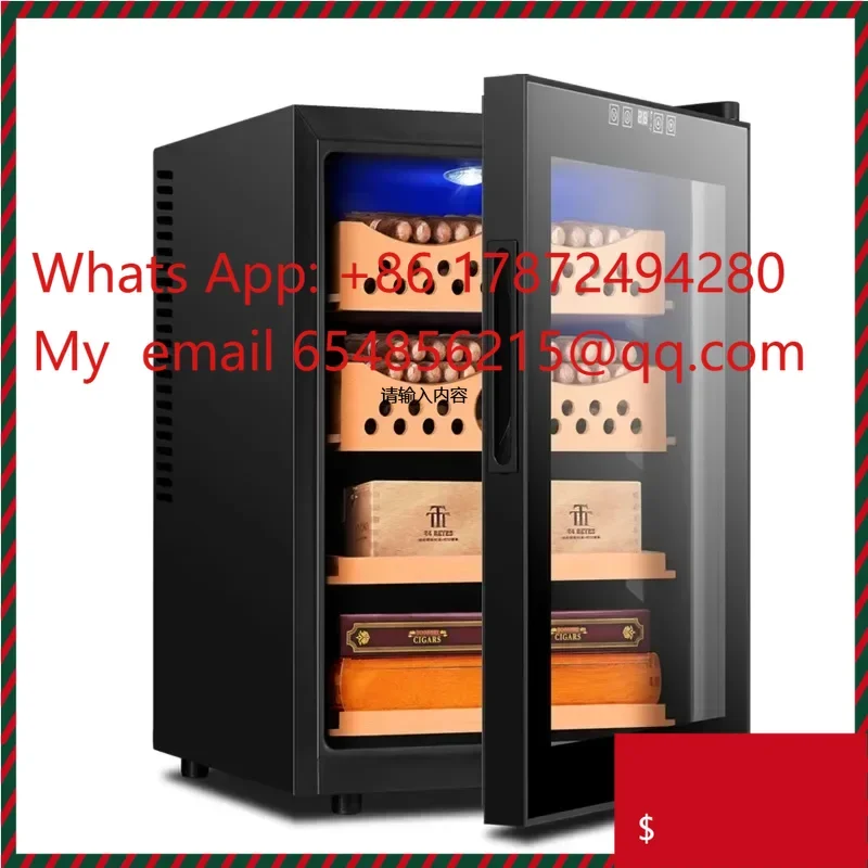 

50C Elektrischer Zigarre-Humidor, se, mit Zedernholz Güvenekleidete Schubladen, Zigarre-Humidor-Schrank mit digitalem