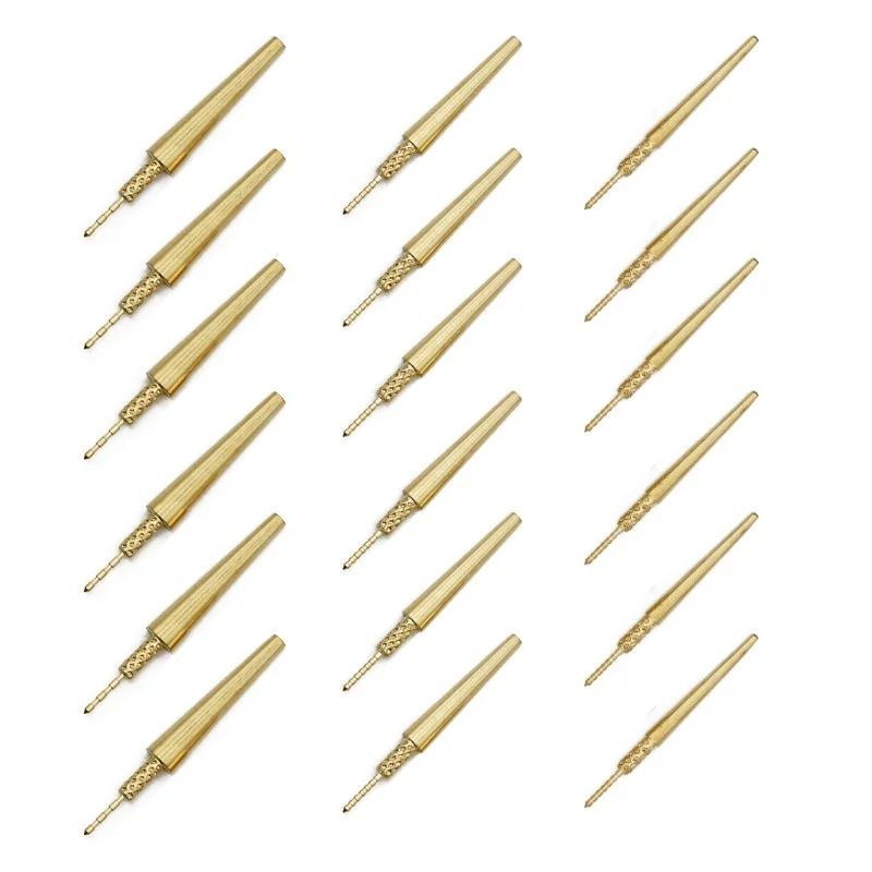 

50pcs Dental Lab Brass Dowel Stick Pins With Spike Pitch Brass Pins For Plaster Stone Die Model Work Dental Material Size 2# 3#
