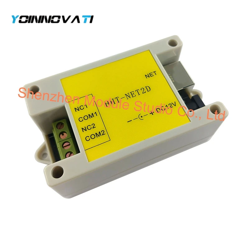 YT 1pcs HHT-NET2D IP Network Relay Module Upgraded 2 Channel Internet Watchdog Remote Control Modules