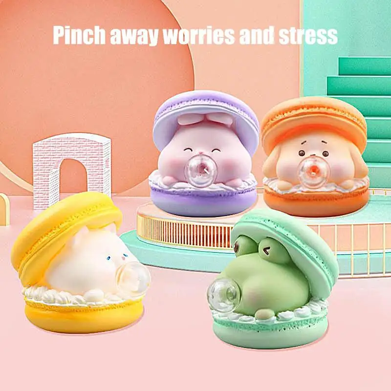 Squeeze Toys 3D Relief Squeeze Toy Stress Relief Cute Fun Cool Ball for Home Travel Birthdays Stocking Stuffers Easter Offices