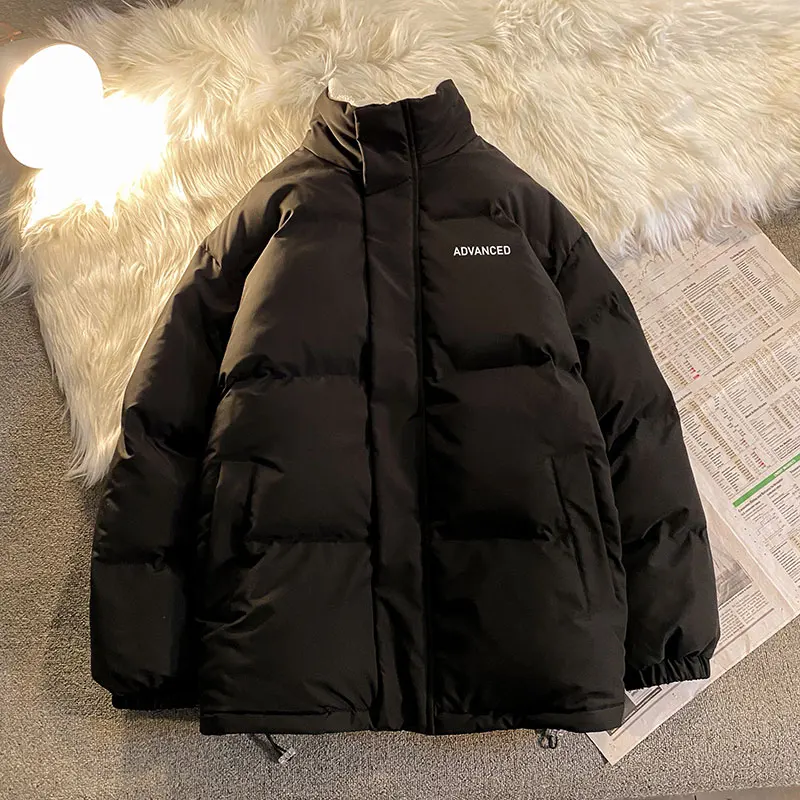 Baggy FleeceThicken Lettera Grafica Cappotto invernale da donna Parka oversize Cappotto coreano Super caldo Casual Looee Autunno Giubbotti Feamle Y2K