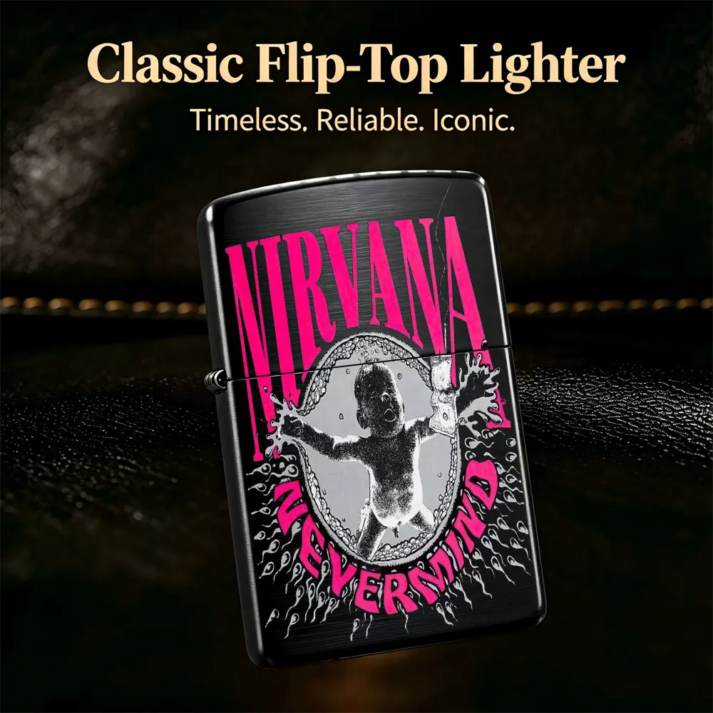 Pocket Lighter, Flip-Top Windproof Design, Metal Case with Tennis Racket Print, Ergonomic Grip, Portable & Durable - Ideal for Daily Use