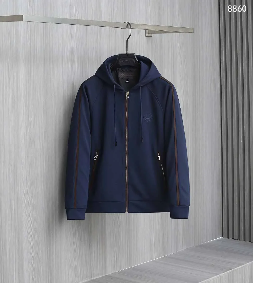 BILLIONAIRE SIJITONGDA 2025 New Autumn And Winter Casual Hooded Jacket Made Of Cashmere Polyester Fiber Ammonia High-density