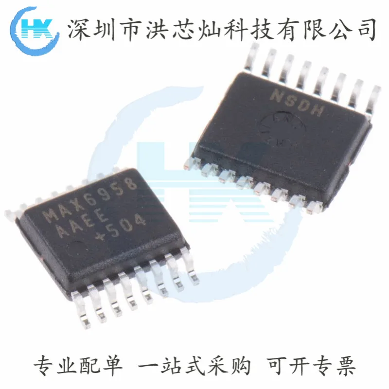 MAX6958 MAX6958AAEE + LED 4 36 SOP-16 Original, en stock. IC de potencia