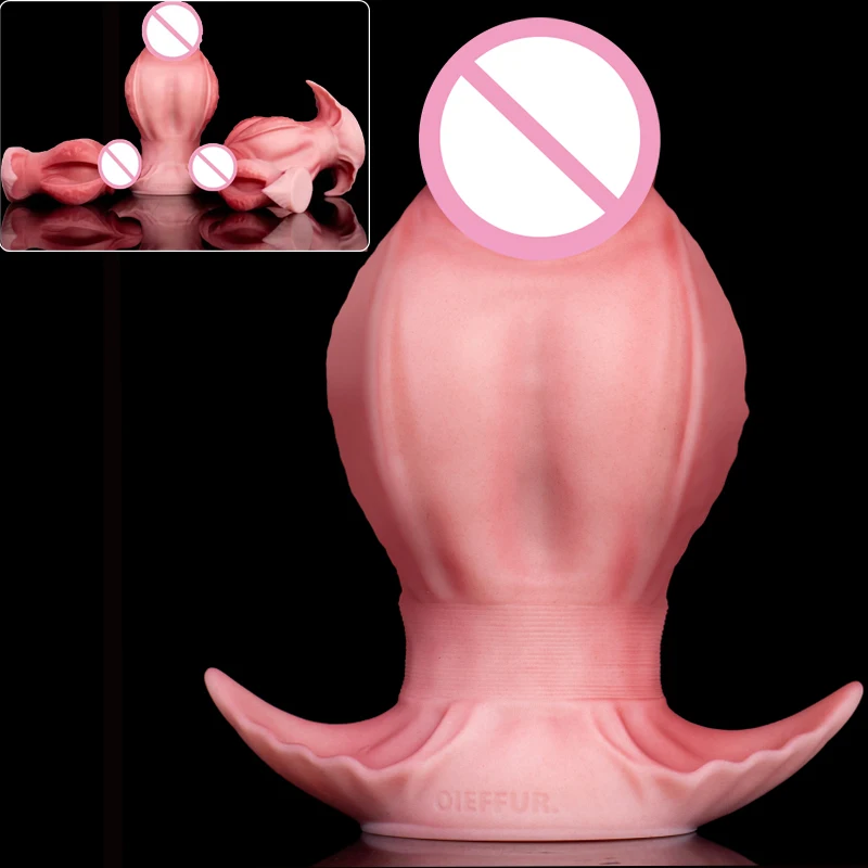 Alien Huge Thick Dildo/Ass Plug Wearable Silicone Butt Plug Big Sex Toy Men Women Masturbator Fantasy Dildo Vaginal Anal Dilator