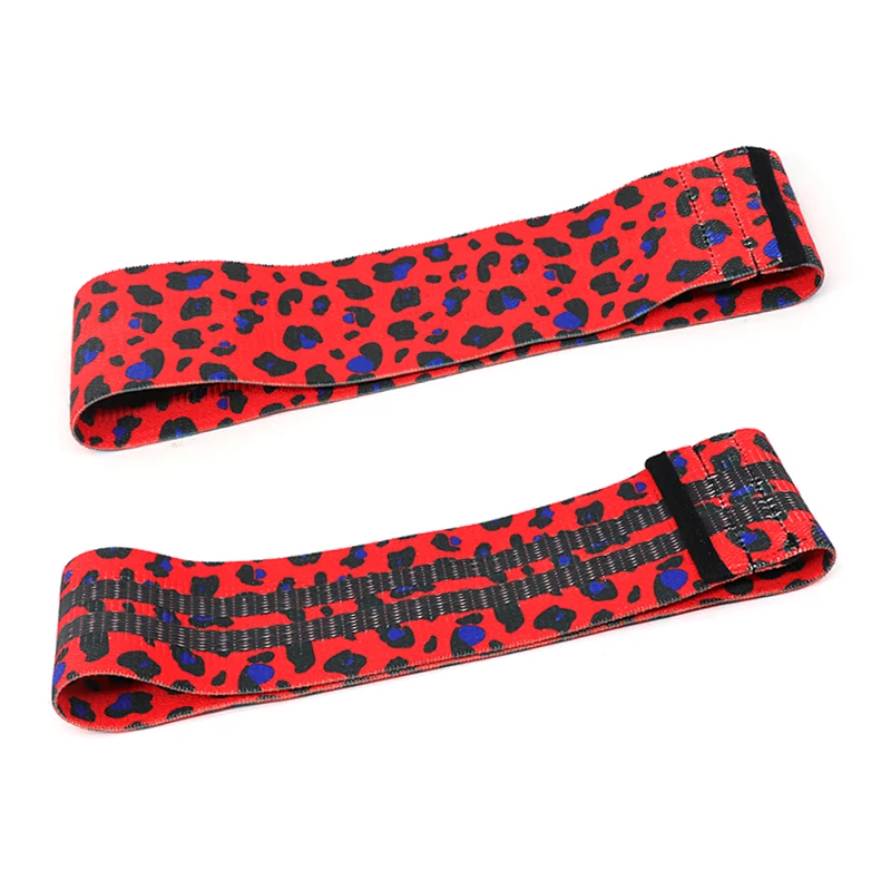 Leopard Print Fitness Resistance Bands Set by COYOCO - Booty Bands for Yoga, Pilates, Home Gym, and Workout Accessories
