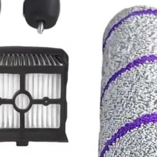 For X-Clean 10 Wet Dry Vacuum Replacement Parts, Includes Scraper, Main Brush, Filters And Wheels For Optimal Performance