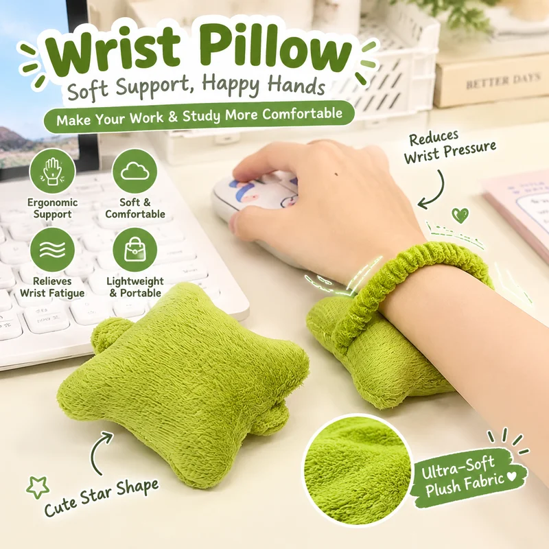 Wrist Support Mouse Pad Anti-Fatigue Keyboard Wrist Rest For Typing Anime Merchandise Office Desk Wrist Cushion Wholesale Gifts
