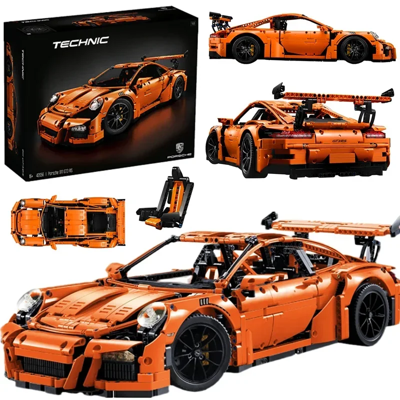 Hot 2700+PCS Technical GT3 Super Sports Car Model Compatible 42056 Building Blocks Kids Assemble Brick Educational Toy Gifts