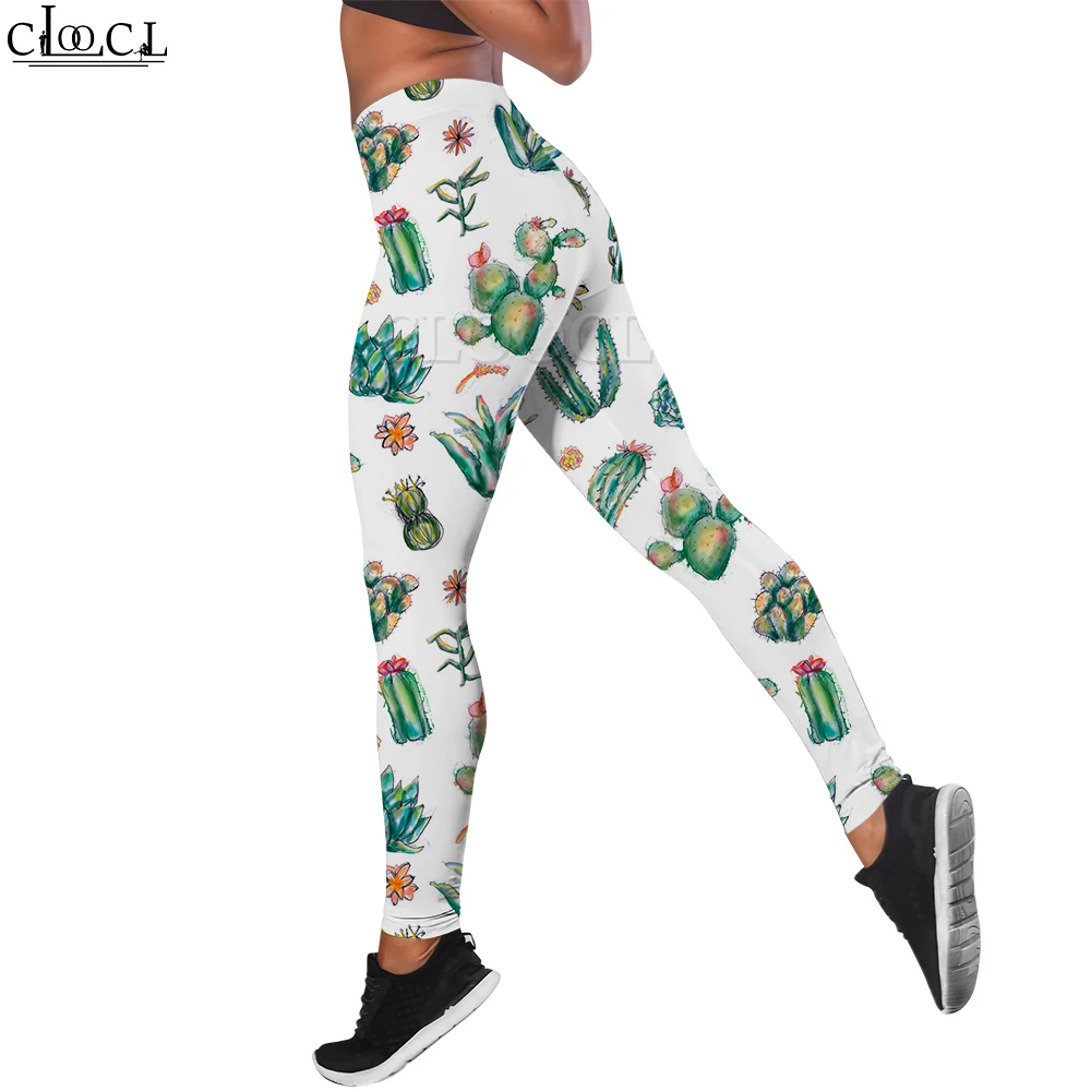 CLOOCL Leggings Mujer Casual Estampado Floral Pantalones de Fitness sin Costuras Scrunch Butt Sexy Yoga Correr Melocotón Cadera Deporte Pantalones de Gimnasio