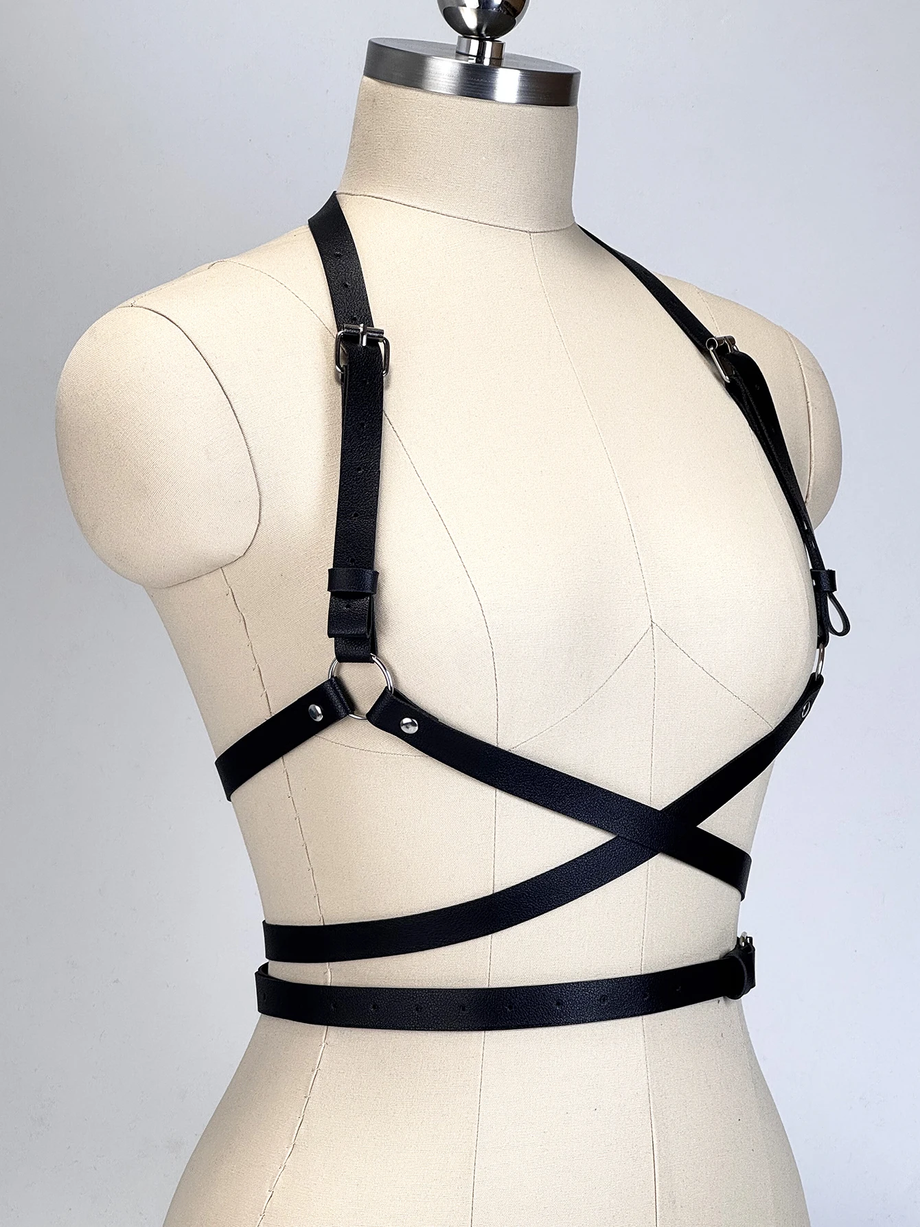 Women Punk Fashion Leather Bel - огляд і ціна Leather Work Harness
