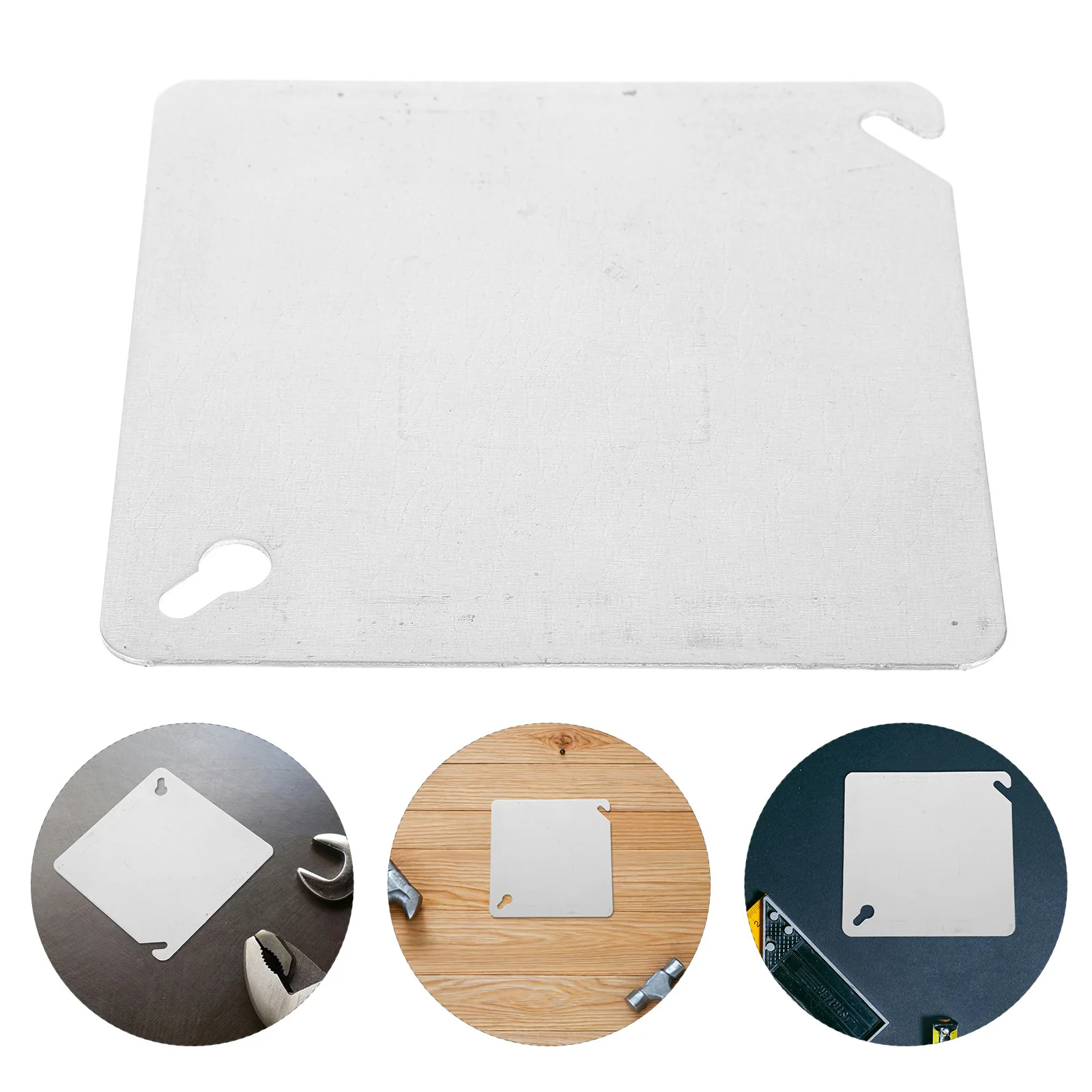 

Square Electrical Box Metal Junction Box Plate Flat Outlet Cover Dustproof For Humid Industrial Areas Cover Plates For
