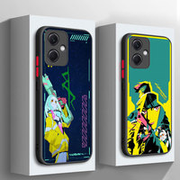 Anime Cyberpunk Edgerunners Case for Xiaomi Redmi Note 14 13 10S 11 12 Pro Plus 11T 12S 10 8 9 Pro Max Matte Frosted Phone Cover