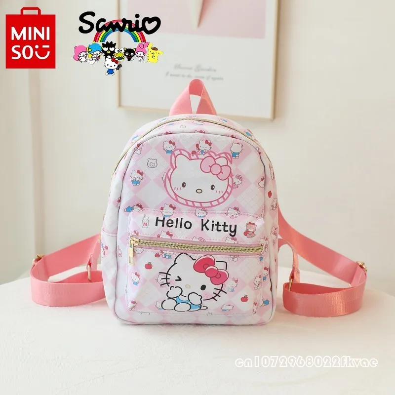 Miniso Sanrio New Girls' zaino zaino da donna alla moda di alta qualità Cartoon piccolo zaino per bambini carino fresco