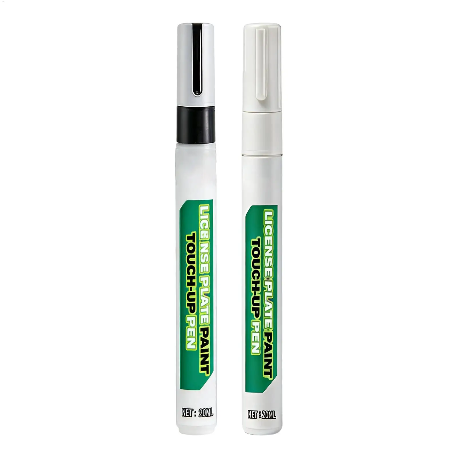 Car Paint Pen 20ML License Plate Fading Refurbishment Auto Paint Repair Pen for Gloss Finish Wear UV Rain Damage Vehicle SUV RV