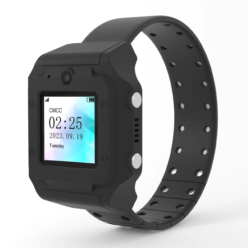 NEWGPS Wrist Tracker SOS Alarm Prisoners Mentally Ill Patients Monitoring Wristband 4G SIM Card with Camera