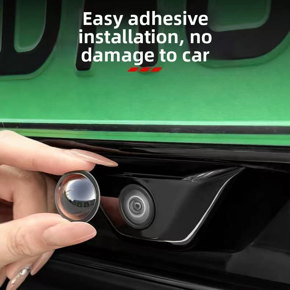 2pcs Car Camera Lens Guard Protector With Rain Cover: 360° All-around Protection Cover For Tesla Model Y Automotive Accessories