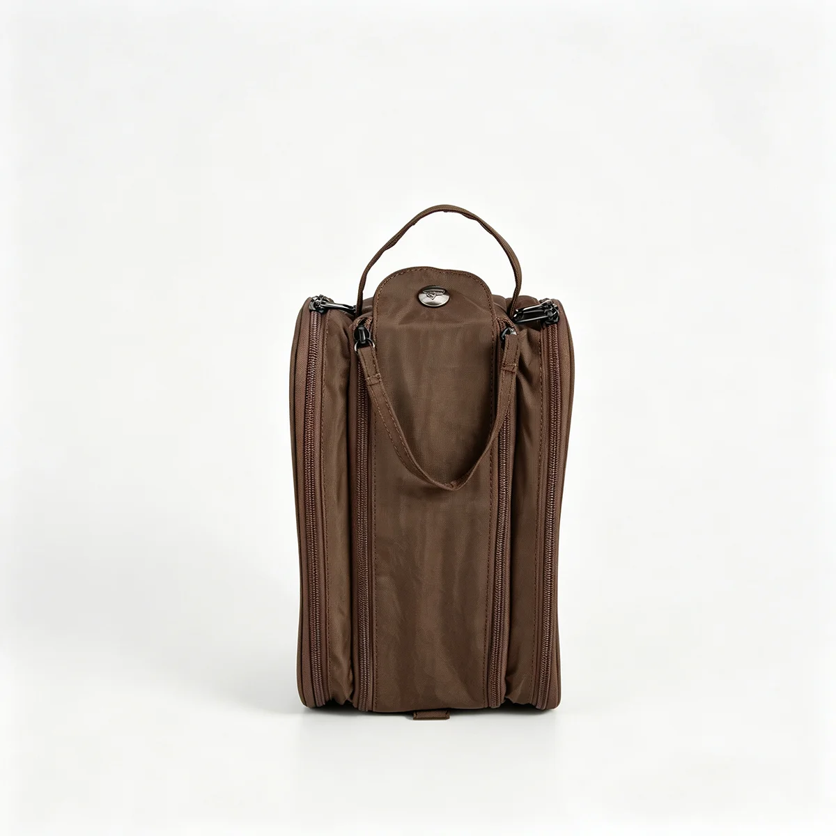 Strapazierfähige Nylon-Kosmetiktasche, leichte Reise-Toilettentasche mit Doppelreißverschluss, geräumiger Aufbewahrungsorganizer für Schreibtisch und Koffer, Unisex – Detail 4