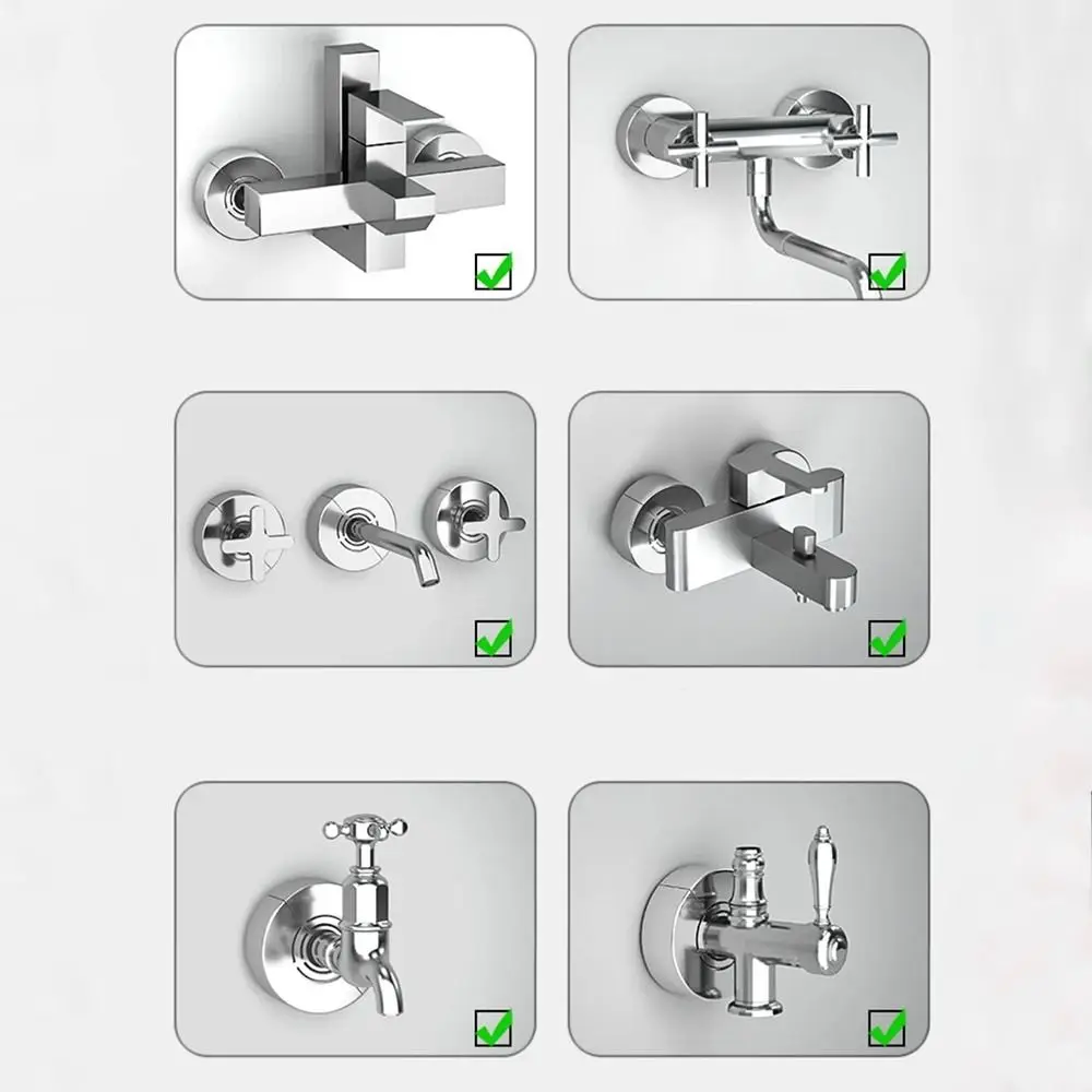 Useful ABS Shower Faucet Cover Plating Wall Flange Pipe Wall Covers Adjustable Kitchen Tap Accessories Kitchen