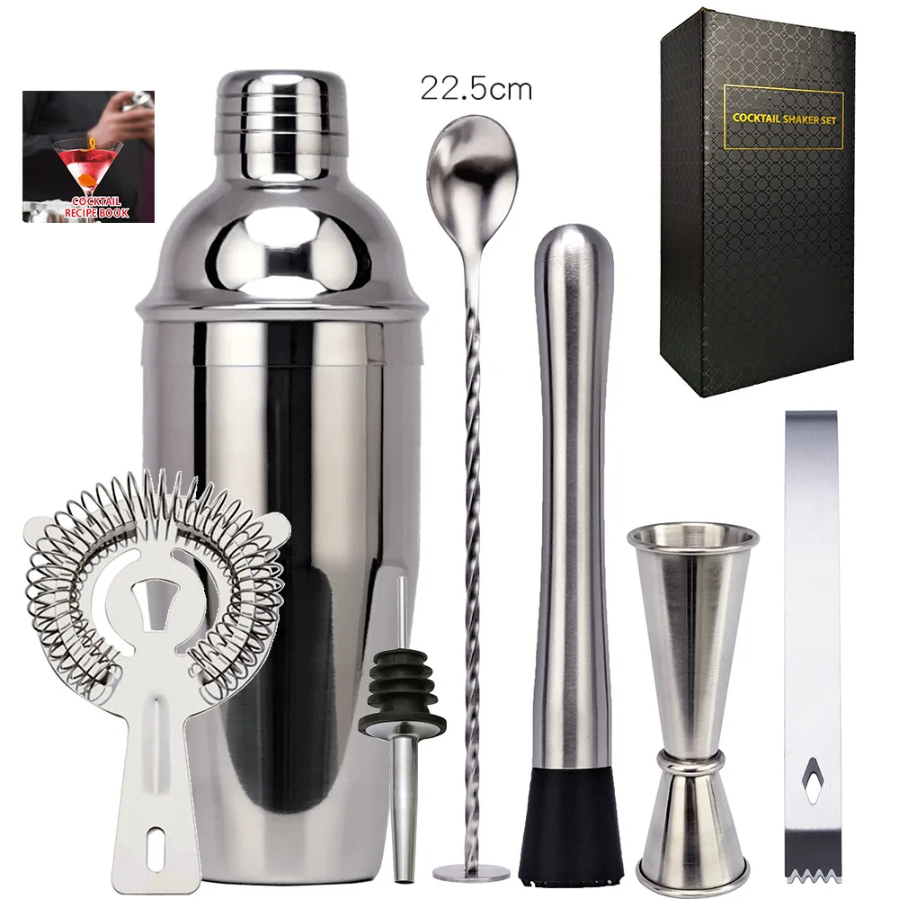 Mixer Wine Boston Shaker Martini Cocktail Shaker Bar Set Stainless Steel Cocktail Shaker with Stand Drink Party Bar Accessories