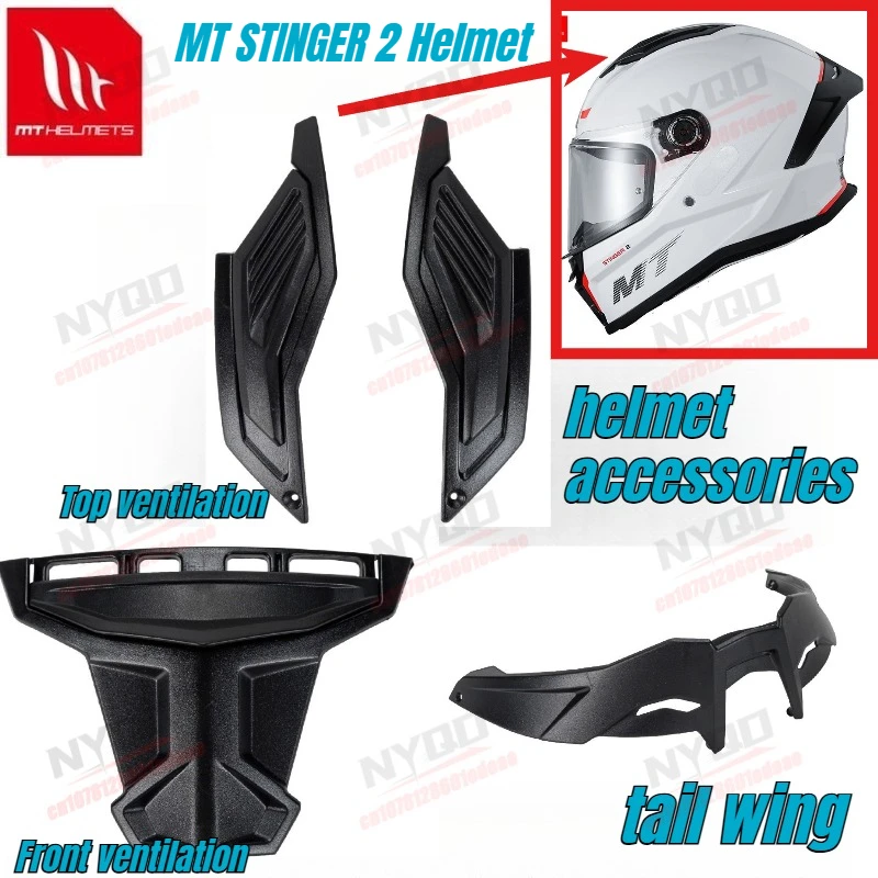 

For MT STINGER 2 STINGER 2 AIR Motorcycle Helmet Accessories Ventilation Vent Spoiler Replacement Parts