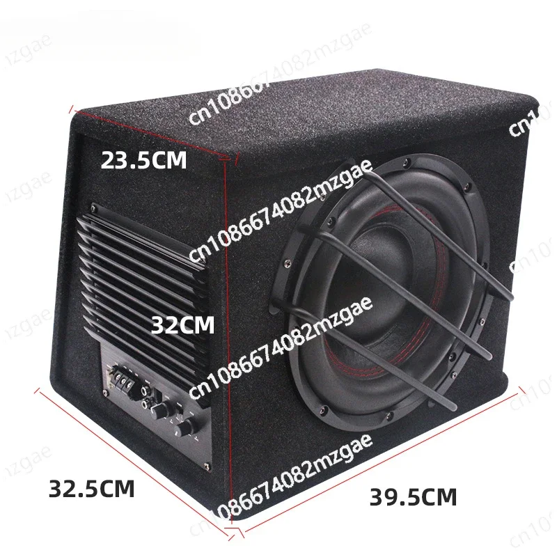 10 inch 600W car audio modified speaker 12V active ultra high power car subwoofer