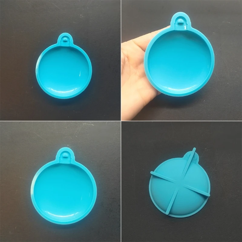 4Pcs Christmas Tree Pendant Mold Unique Geometric Accessory Mould Women Jewelry Ornament Moulds Home Decorations