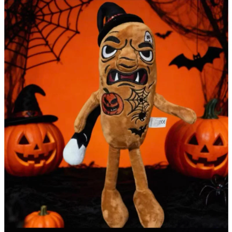 

New Halloween Tung Tung Tung Sahur Plush Funny Horror Element Embroidery Tung Tung Stick Man Stuffed Doll Toy For Kid Gifts