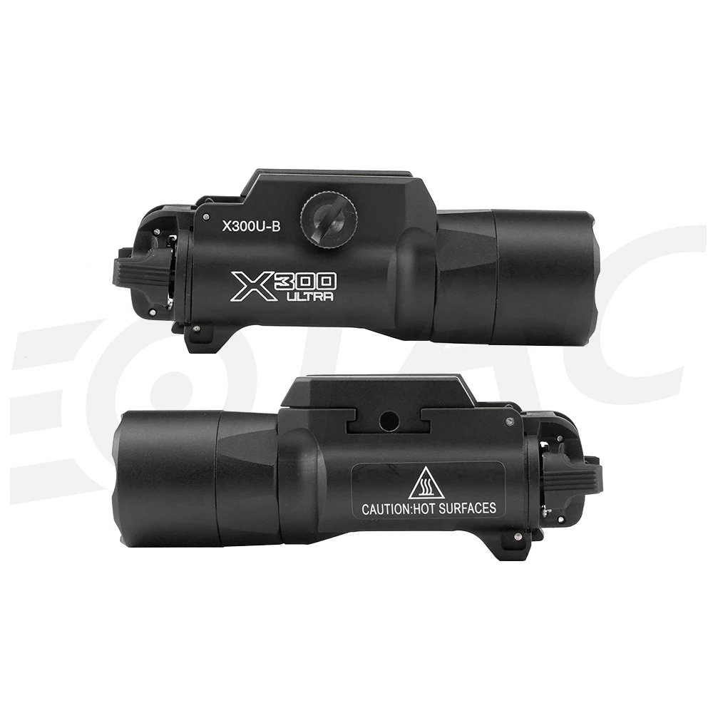 Imagem -04 - Metal Tactical Weapon Gun Light Rifle Strobe Lanterna Caça Acessórios Fit 20 mm Rail X300u-b X300ub X300u Novo 2024