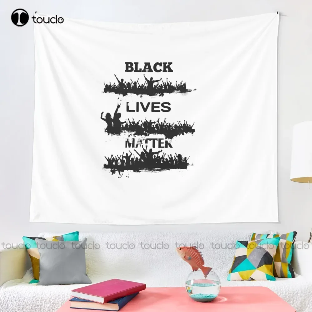 Black Lives Matter Tapestry Unique Tapestry Tapestry Wall Hanging For Living Room Bedroom Dorm Room Home Decor Background Wall