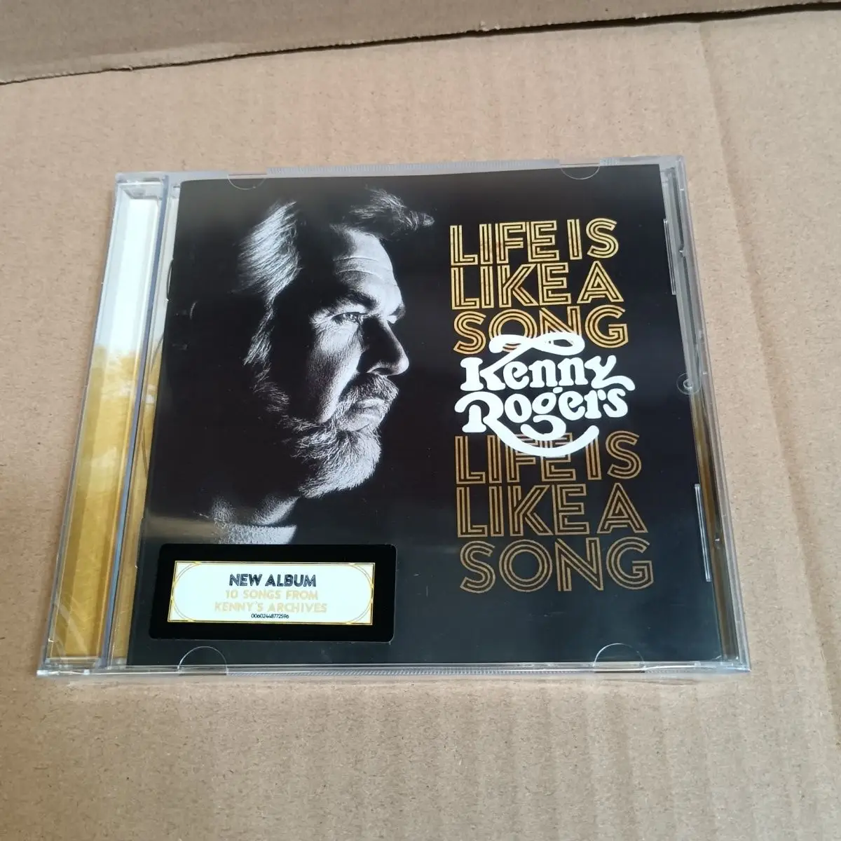 

Kenny Rogers Life Is Like A Song Music Album | Classic Country Pop Vocal Ballad Audio CD Disc for Home and Car Audio Playback