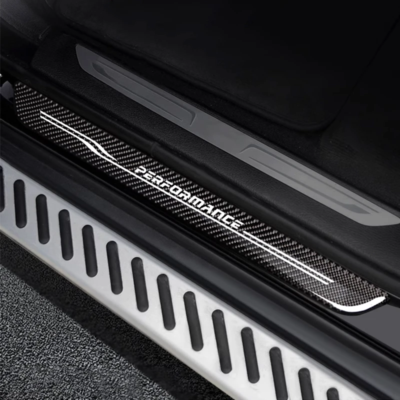 For BMW X5 X6 E84 E90 F15 F16 F20 F30 G05 F34 F25 Car Accessories Door Sill Scuff Plate Guards Protector Stainless Steel Sticker