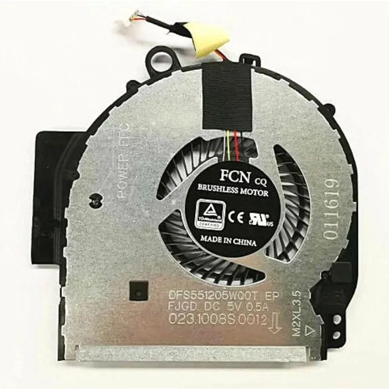 Original New CPU Cooler Fan for HP X360 14-BA 14M-BA TPN-W125 924281-001 Laptop Cooling Fan