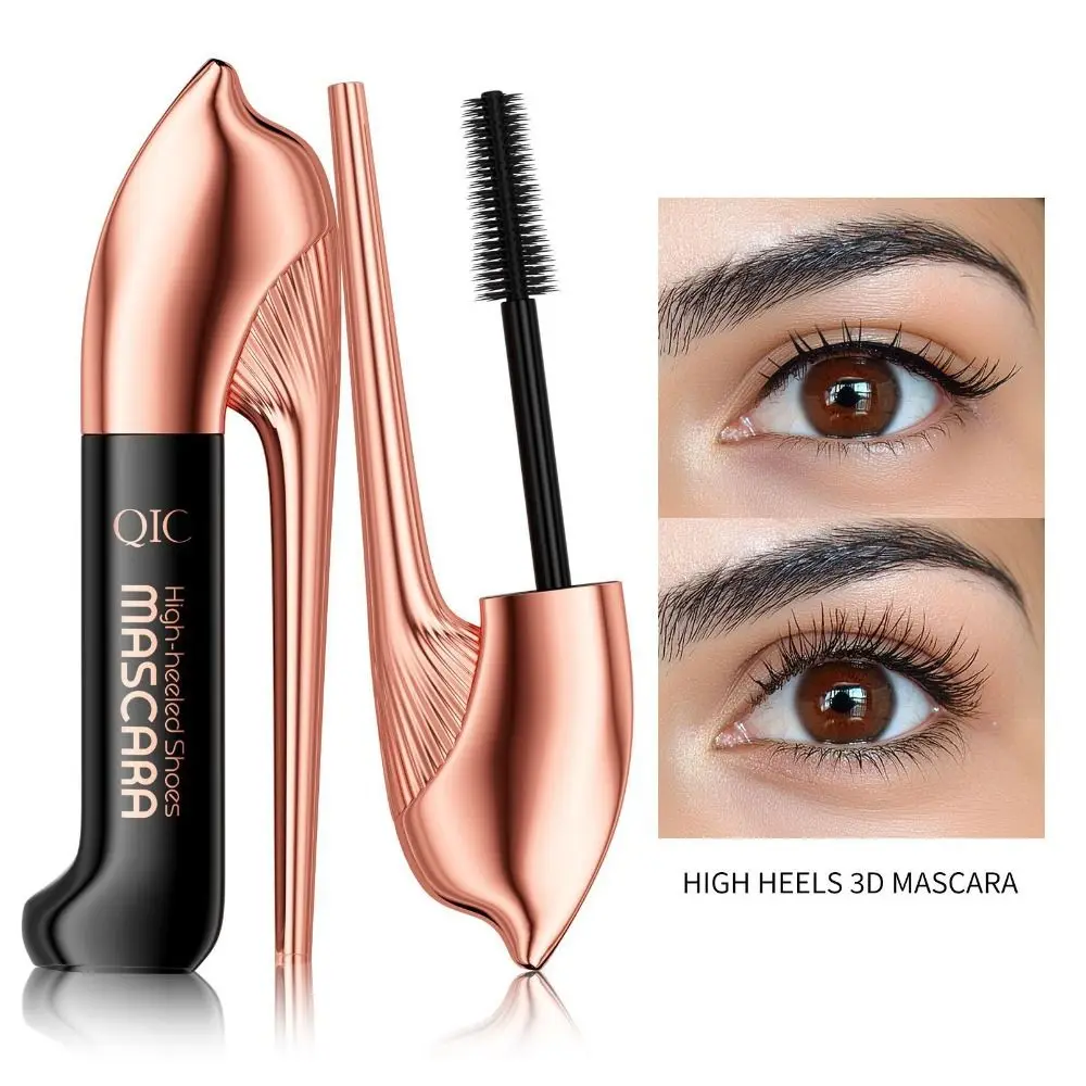 

Heels Volume Mascara Natural Look Black 4D Waterproof Mascara Volume and Length Smudge-proof Curl Extension Mascara