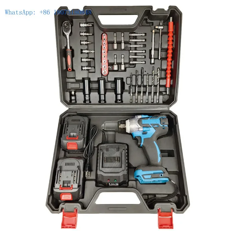 Wholesale High Quality T1-BS2 320N. m 3200 wrench with two batteries mini portable impact wrench tools