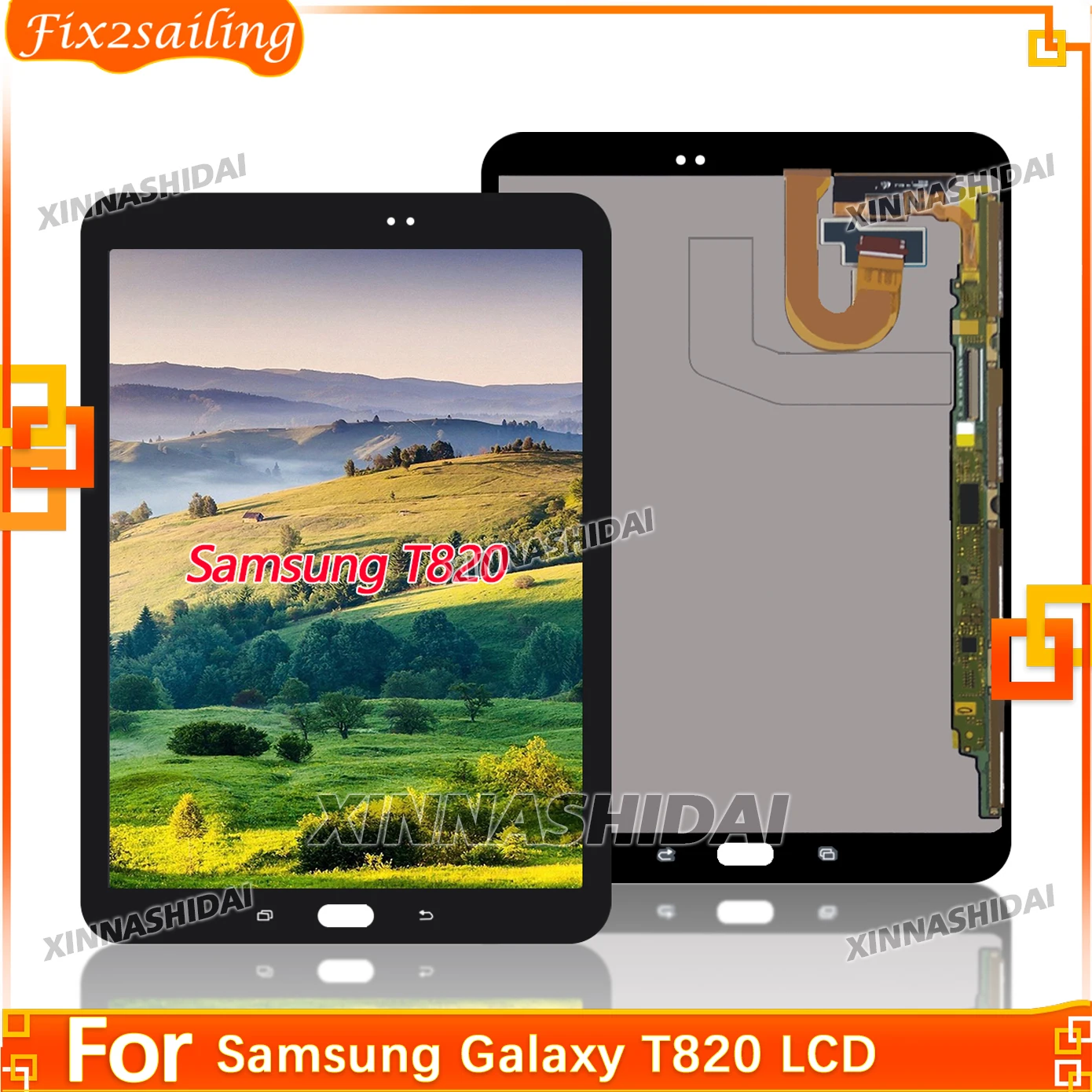 

Супер для Samsung Galaxy T820, ЖК-дисплей, дигитайзер сенсорного экрана с сенсорным экраном для Galaxy Tab S3 9,7 T820, ЖК-панель в сборе