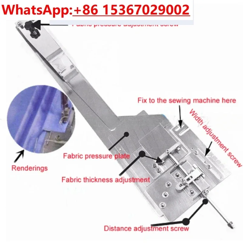 Pintuck Attachment for 1 Needle Lockstitch Industrial Sewing Machine #F533,  Pin Tuck