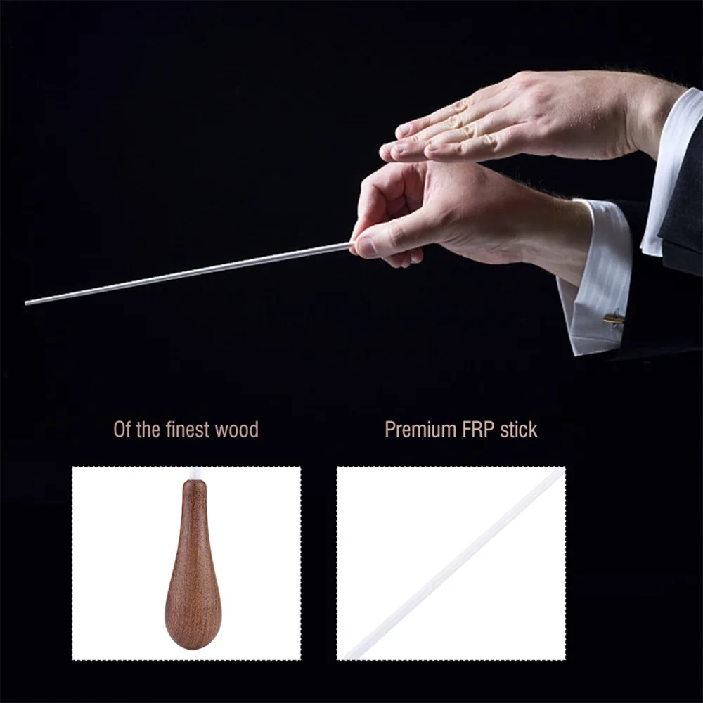 ​Wood Handle ​Music Conductor Baton​ Choral ​15.35in Length Conducting Baton​ ​Symphony Symphony Leader Baton​