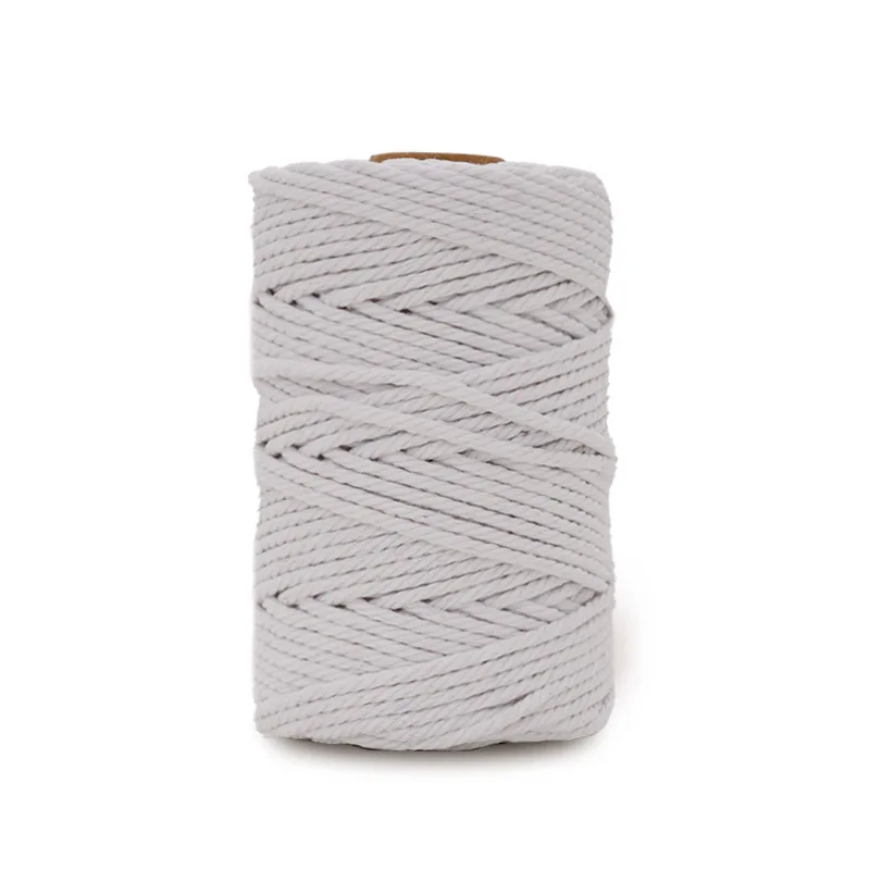 Corde de coton pour décoration Boho faite à la main, fil torsadé, ficelle de macramé, bricolage, mai