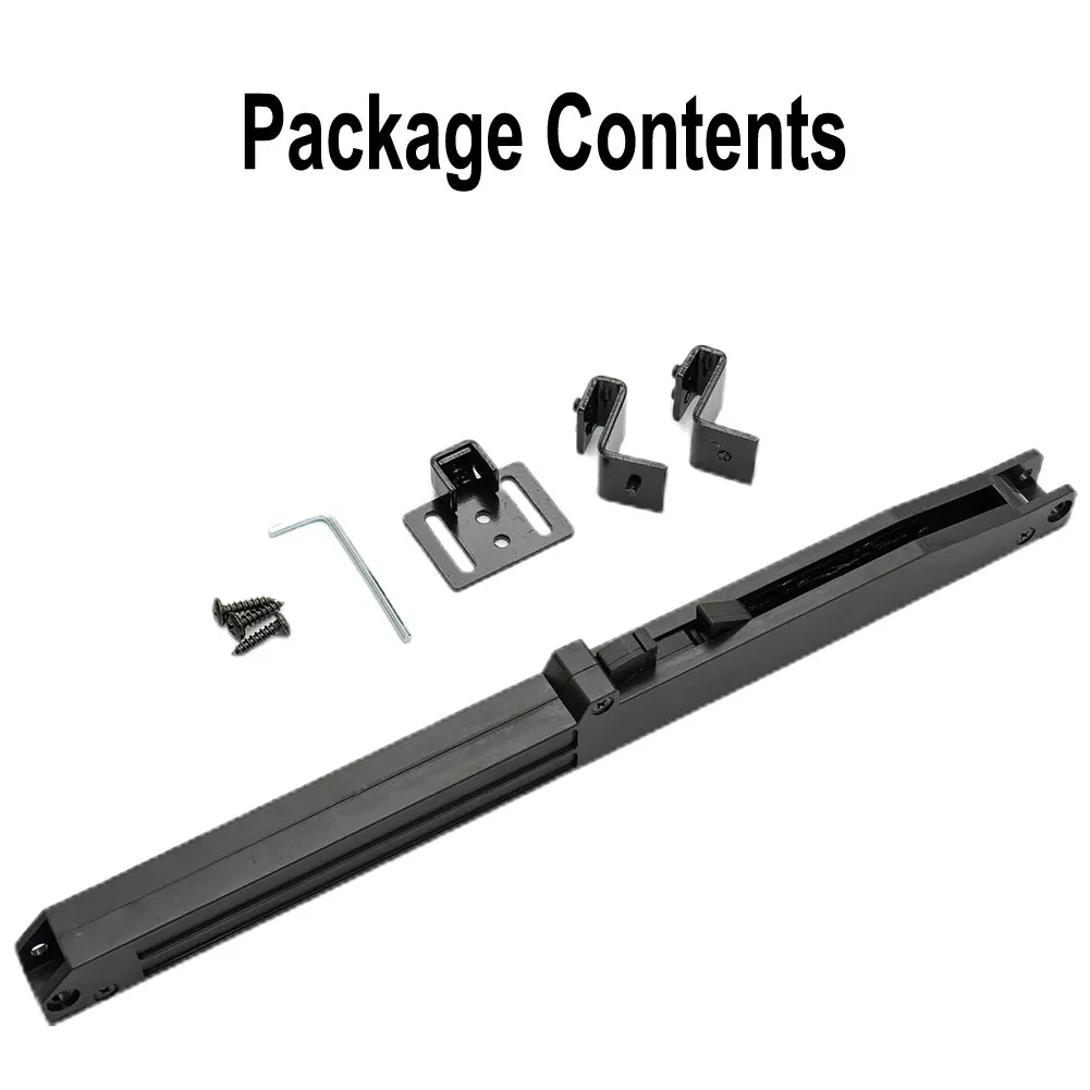 2pc For Damper Soft Close Mechanism for Sliding Barn Door Track Kit Hook Attachment with Hex Wrench Fits Doors 88 132 Pounds