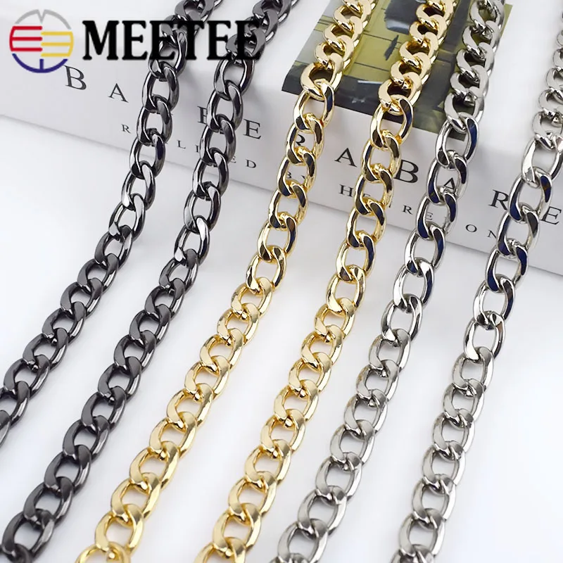 1pc High Quality Replacement Metal Chain Shoulder Bag Strap Women Handbag Purse DIY Handle Belts Chains Hardware Accessories