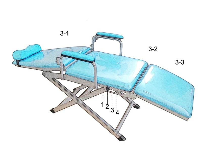 New Design Portable Folding Chair Mobile Dental Clinic Dental Chair