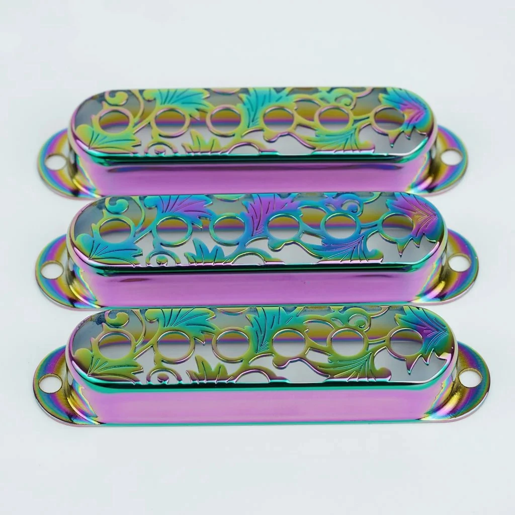 

GUYKER Alnico V Three Single Coil Guitar Pickups Cover for ST Guitar PS006