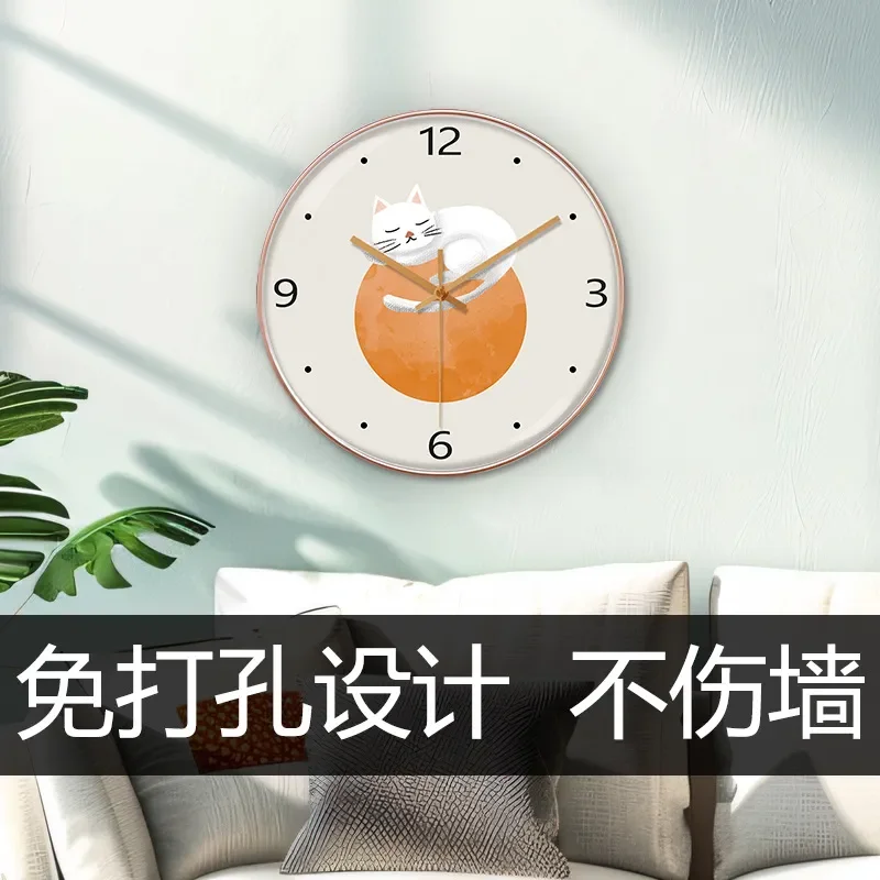 16 inch 40CM Cross-Border Creative Wall Clock for Living Room Bedroom Silent Cartoon Modern Quartz Clock Wholesale