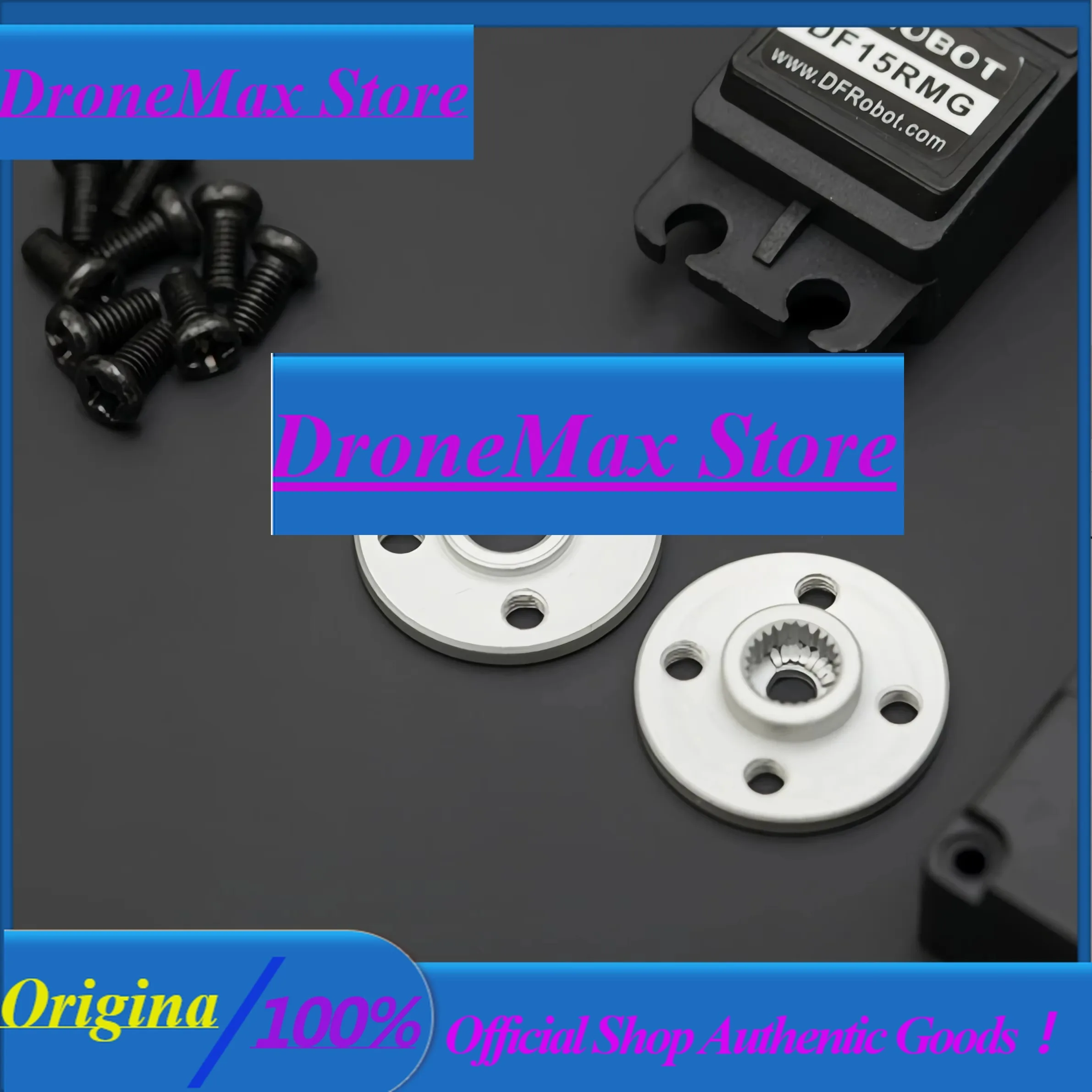 DroMaDFRobot DF15RMG 19kg High Torque Digital Servo 180° Rotation 360° Continuous Metal Gears 7.4V PWM For Robot Arm DIY